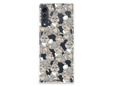 Funda para LG Velvet 5G Oficial de Disney Tambor Patrones - Bambi