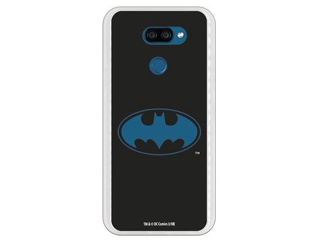 Funda para LG K40S Oficial de DC Comics Batman Logo Transparente - DC Comics