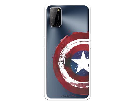 Funda para Oppo A52 Oficial de Marvel Capitan America Escudo Transparente - Marvel