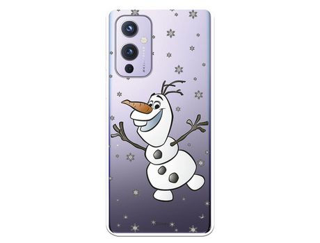 Funda para OnePlus 9 Oficial de Disney Olaf Transparente - Frozen