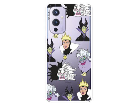 Funda para OnePlus 9 Oficial de Disney Villanas Padrón