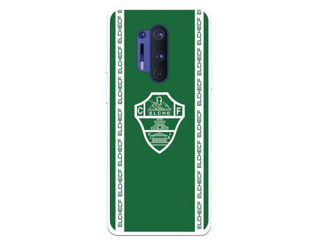 Funda para OnePlus 8 Pro del Elche CF Escudo Fondo Verde - Licencia Oficial Elche CF