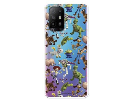 Funda para Oppo A74 4G Oficial de Disney Muñecos Toy Story Siluetas - Toy Story