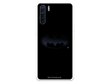 Funda para Oppo A91 Oficial de DC Comics Batman Logo Transparente - DC Comics
