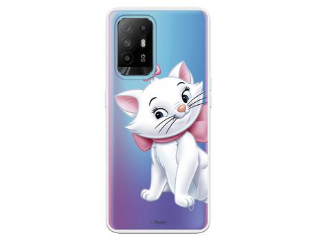 Funda para Oppo A94 5G Oficial de Disney Marie Silueta - Los Aristogatos