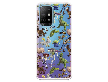 Funda para Oppo A94 5G Oficial de Disney Muñecos Toy Story Siluetas - Toy Story