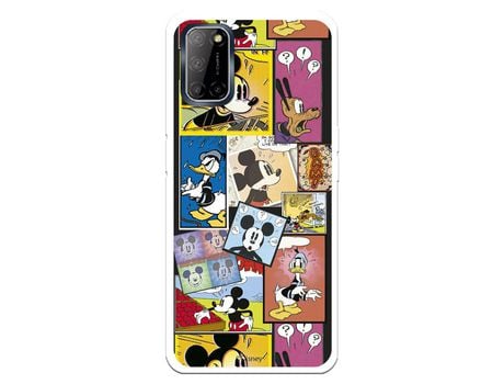 Funda para Oppo A52 Oficial de Disney Mickey Comic - Clásicos Disney
