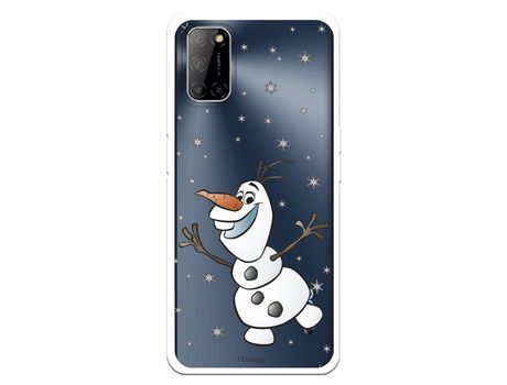 Funda para Oppo A52 Oficial de Disney Olaf Transparente - Frozen