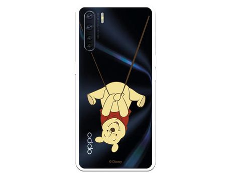 Funda para Oppo A91 Oficial de Disney Winnie Columpio - Winnie The Pooh