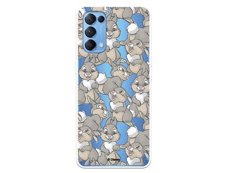 Funda para Oppo Find X3 Lite Oficial de Disney Tambor Patrones - Bambi