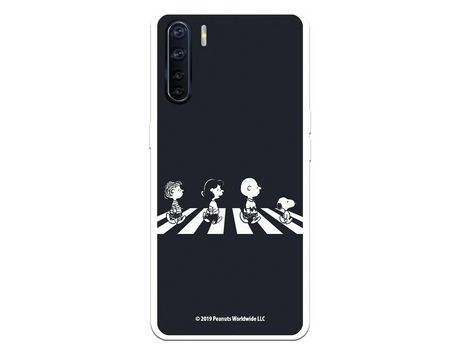 Funda para Oppo A91 Oficial de Peanuts Personajes Beatles - Snoopy