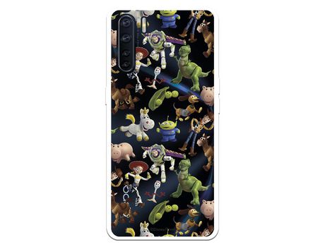 Funda para Oppo A91 Oficial de Disney Muñecos Toy Story Siluetas - Toy Story
