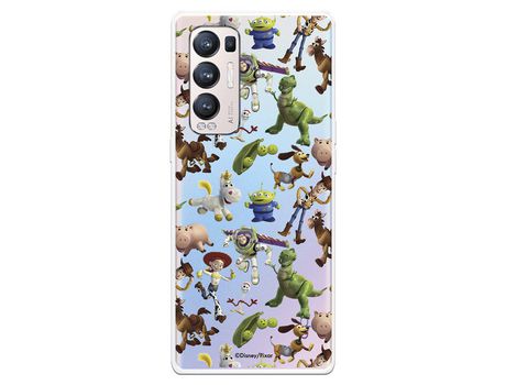 Funda para Oppo Find X3 Neo Oficial de Disney Muñecos Toy Story Siluetas - Toy Story