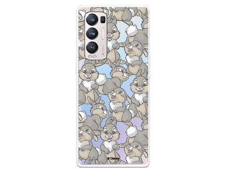 Funda para Oppo Find X3 Neo Oficial de Disney Tambor Patrones - Bambi