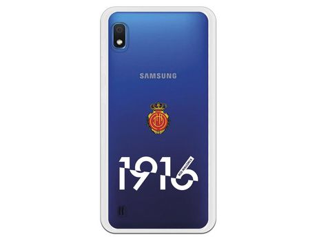 Funda para Samsung Galaxy A10 del Mallorca RCD Mallorca 1916 Transparente - Licencia Oficial RCD Mallorca
