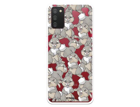 Funda para Samsung Galaxy A02s Oficial de Disney Tambor Patrones - Bambi