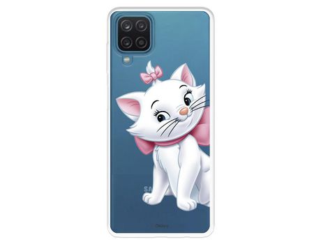 Funda para Samsung Galaxy A22 4G Oficial de Disney Marie Silueta - Los Aristogatos