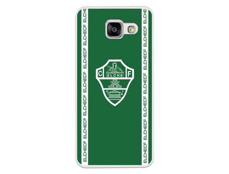 Funda para Samsung Galaxy A3 2016 del Elche CF Escudo Fondo Verde - Licencia Oficial Elche CF