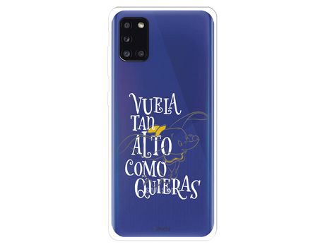Funda para Samsung Galaxy A31 Oficial de Disney Dumbo Vuela tan Alto - Dumbo