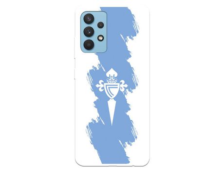 Funda para Samsung Galaxy A32 4G del Celta Escudo Trazo azul - Licencia Oficial RC Celta