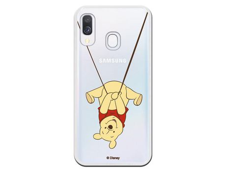 Funda para Samsung Galaxy A40 Oficial de Disney Winnie Columpio - Winnie The Pooh