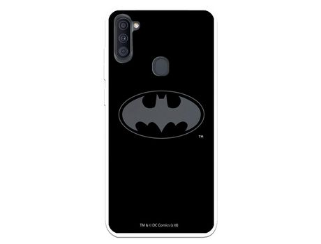 Funda para Samsung Galaxy A11 Oficial de DC Comics Batman Logo Transparente - DC Comics
