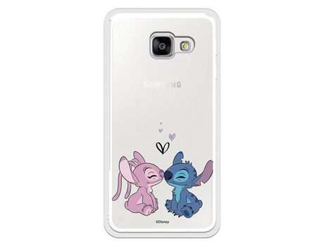 Funda para Samsung Galaxy A3 2016 Oficial de Disney Angel & Stitch Beso - Lilo & Stitch