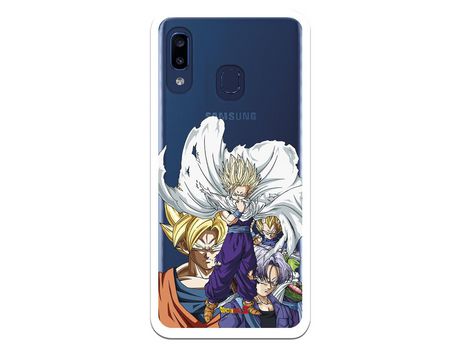 Funda para Samsung Galaxy A20E Oficial de Dragon Ball Guerreros Saiyans - Dragon Ball