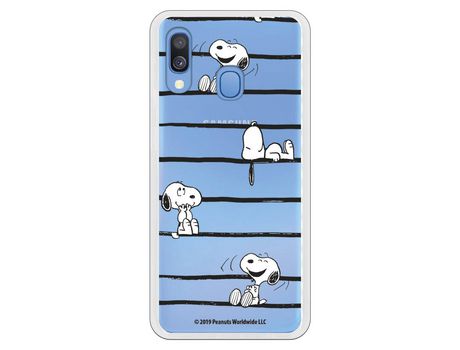 Funda para Samsung Galaxy A20E Oficial de Peanuts Snoopy rayas - Snoopy