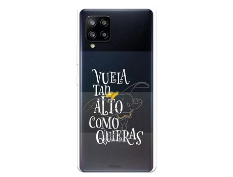Funda para Samsung Galaxy A42 5G Oficial de Disney Dumbo Vuela tan Alto - Dumbo