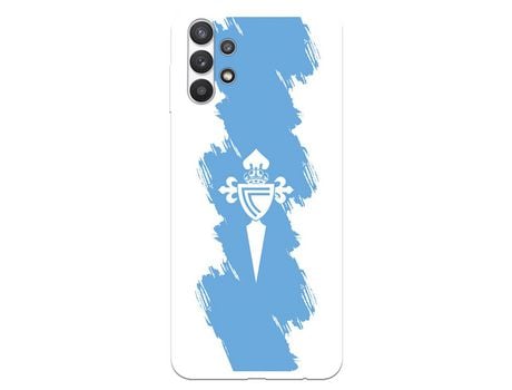 Funda para Samsung Galaxy A32 5G del Celta Escudo Trazo azul - Licencia Oficial RC Celta