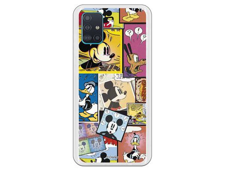 Funda para Samsung Galaxy A51 5G Oficial de Disney Mickey Comic - Clásicos Disney
