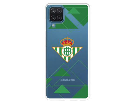 Funda para Samsung Galaxy A22 4G del Betis Escudo Fondo transparente - Licencia Oficial