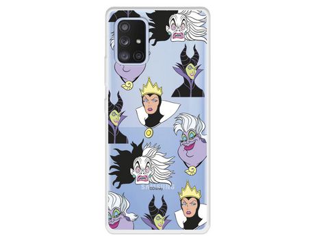 Funda para Samsung Galaxy A71 5G Oficial de Disney Villanas Patrón
