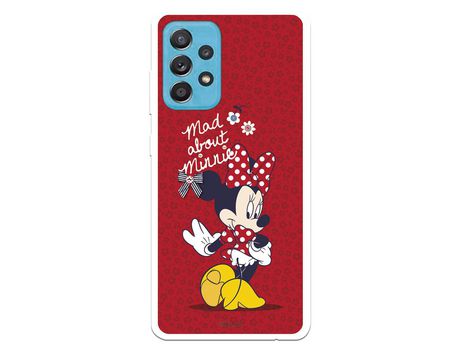 Funda para Samsung Galaxy A52 5G Oficial de Disney Minnie Mad About - Clásicos Disney