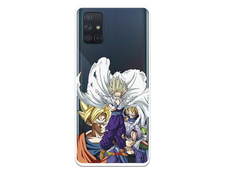 Funda para Samsung Galaxy A71 Oficial de Dragon Ball Guerreros Saiyans - Dragon Ball