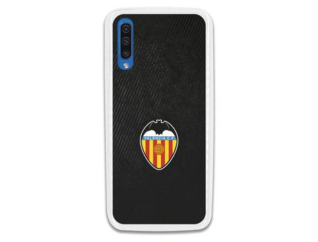 Funda para Samsung Galaxy A70 del Valencia Franjas Negras - Licencia Oficial Valencia CF