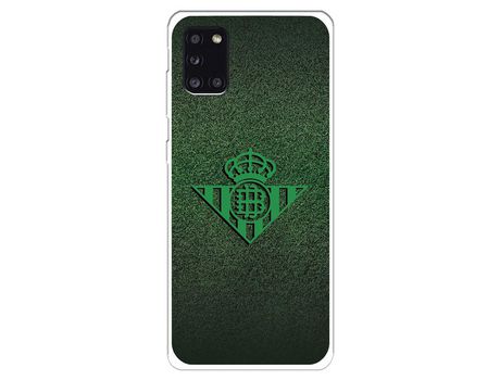 Funda para Samsung Galaxy A31 del Betis Escudo Verde Fondo trama - Licencia Oficial