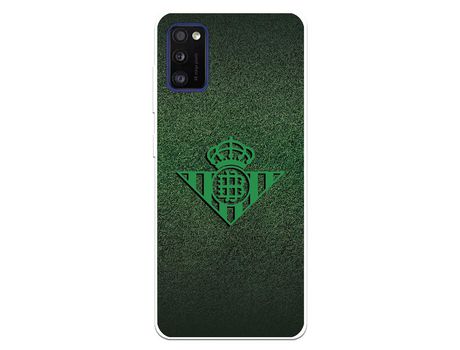 Funda para Samsung Galaxy A41 del Betis Escudo Verde Fondo trama - Licencia Oficial