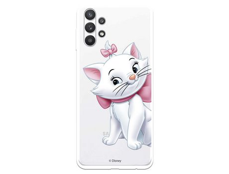 Funda para Samsung Galaxy A32 5G Oficial de Disney Marie Silueta - Los Aristogatos