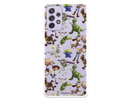 Funda para Samsung Galaxy A72 5G Oficial de Disney Muñecos Toy Story Siluetas - Toy Story