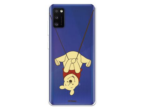Funda para Samsung Galaxy A41 Oficial de Disney Winnie Columpio - Winnie The Pooh