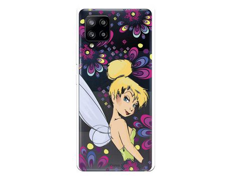 Funda para Samsung Galaxy A42 5G Oficial de Disney Campanilla Flores - Peter Pan