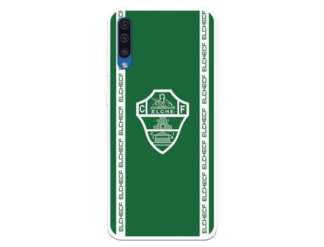Funda para Samsung Galaxy A50 del Elche CF Escudo Fondo Verde - Licencia Oficial Elche CF