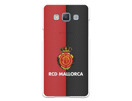 Funda para Samsung Galaxy A5 del Mallorca RCD Mallorca Diagonales Transparente - Licencia Oficial RCD Mallorca