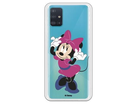 Funda para Samsung Galaxy A51 Oficial de Disney Minnie Rosa - Clásicos Disney