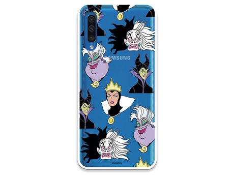 Funda para Samsung Galaxy A50 Oficial de Disney Villanas Patrón