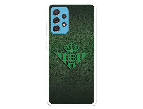 Funda para Samsung Galaxy A52 5G del Betis Escudo Verde Fondo trama - Licencia Oficial