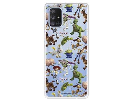 Funda para Samsung Galaxy A71 5G Oficial de Disney Muñecos Toy Story Siluetas - Toy Story