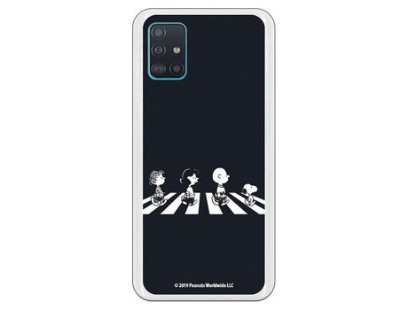 Funda para Samsung Galaxy A51 Oficial de Peanuts Personajes Beatles - Snoopy